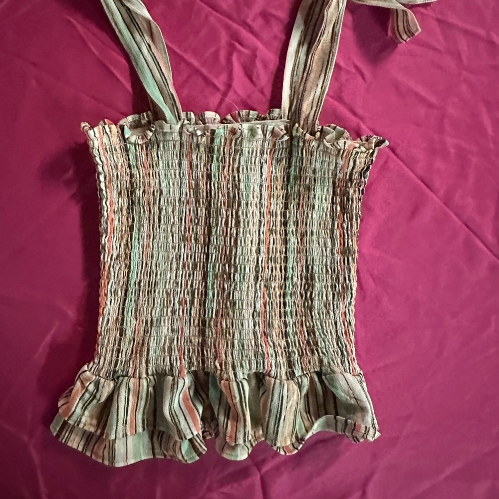 Multicolored women’s crop top